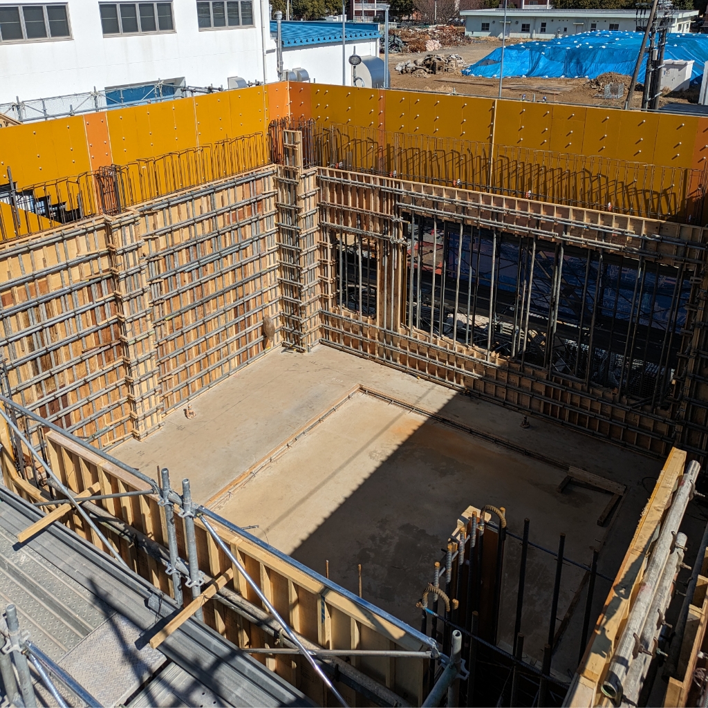 型枠工事の施工イメージ